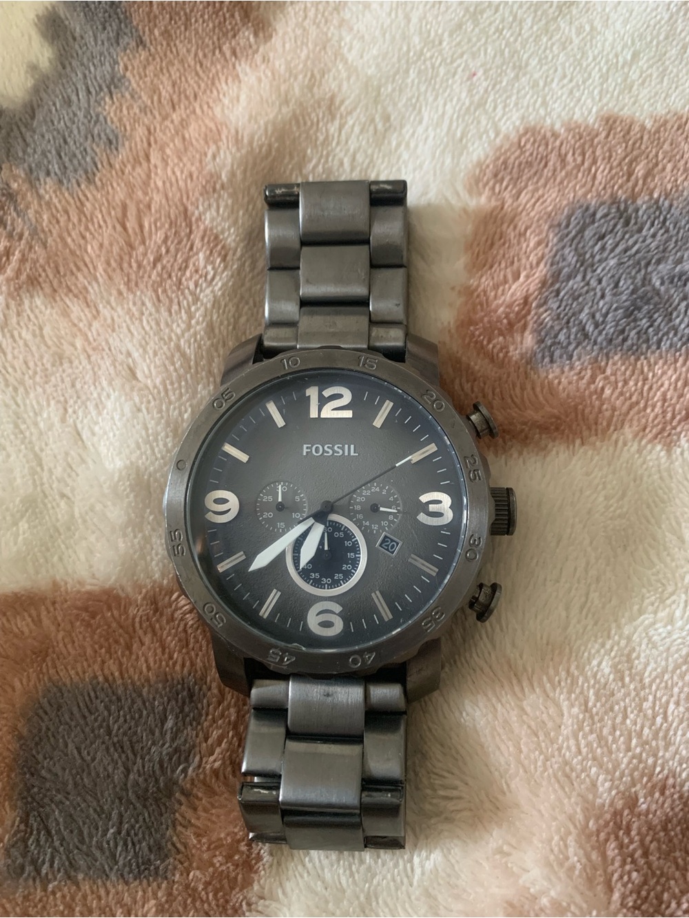 Stainless steel fossil watch